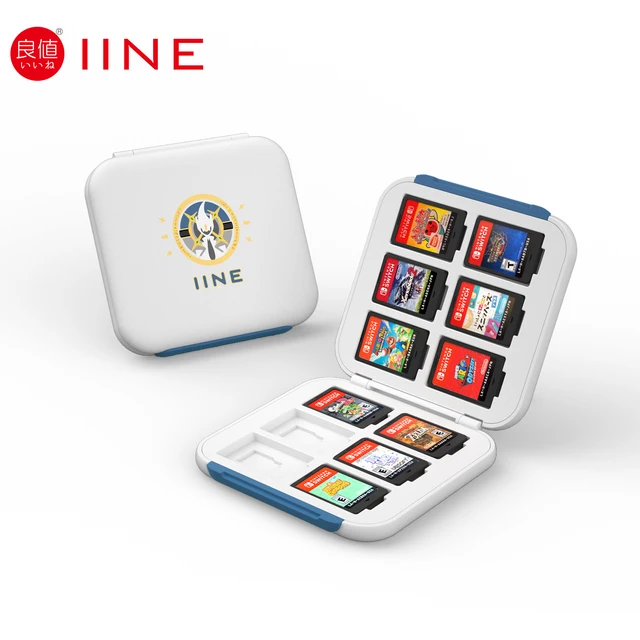 IINE Cassette Box 12 Card Case Compatible Nintendo Switch Game