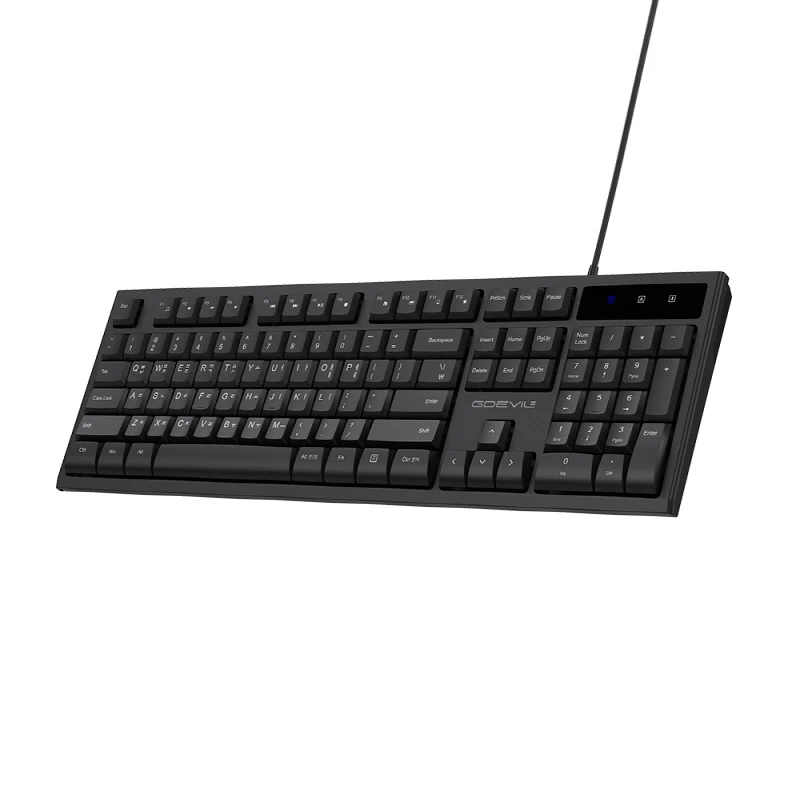 GDEVIL GDEVIL K300 Low-noise membrane for waterproof office use with wired keyboard kEYSKIN