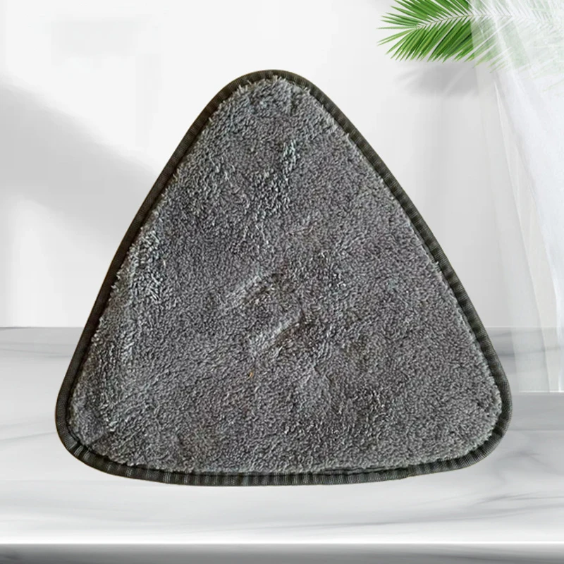 Triangle Microfiber Cloth Dust Mop Replacement Head Pads Large Glass Floor Cleaning Microfiber Sweeping Rags Floor Clean Tool