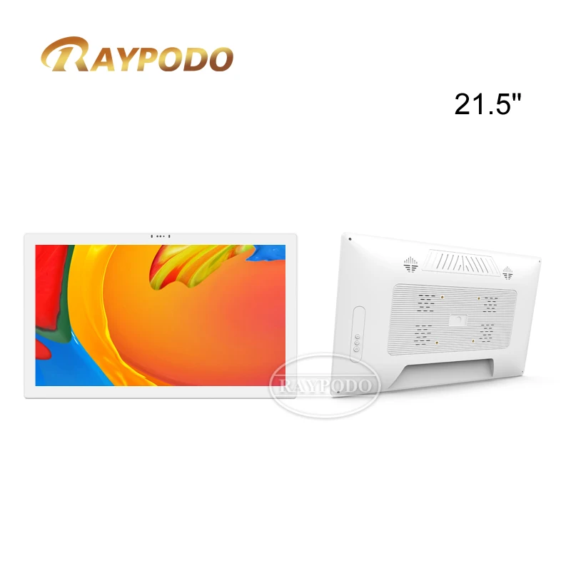 Raypodo 21.5 inch Touchscreen Monitor Rockchip RK3288 Android8.1 Tablet Power Over Ethernet