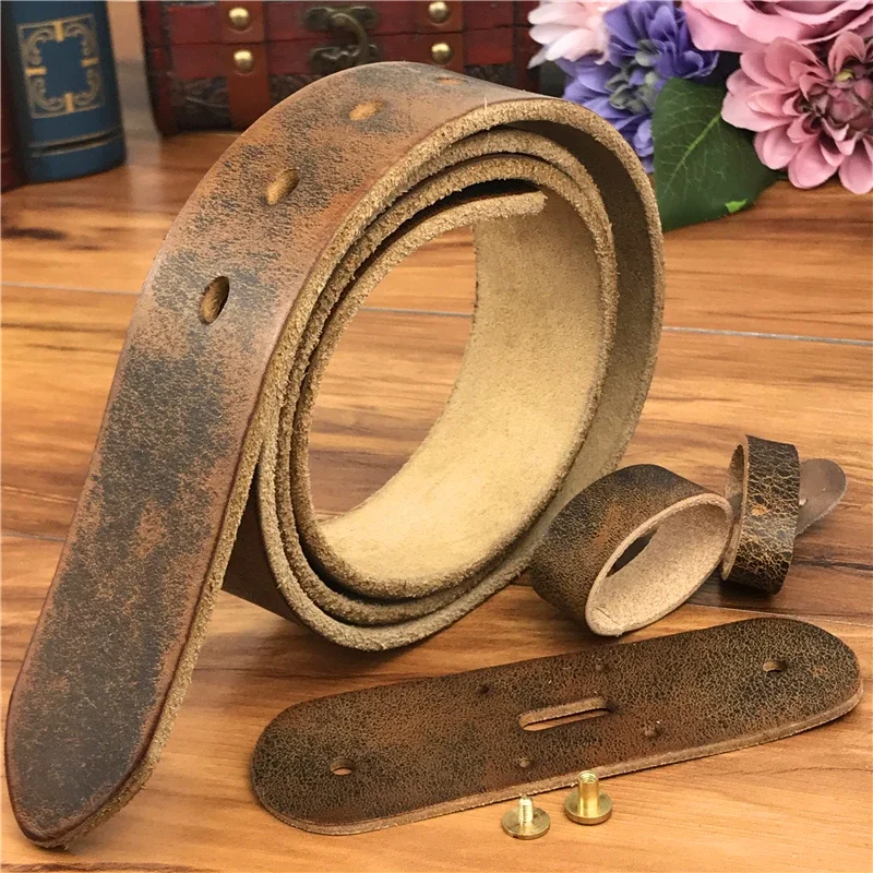 Najwyższej jakości paski skórzane bez klamer pasek męski Ceinture Homme męskie paski skórzane bez klamer 95CM-130CM SP05 — zdjęcie 2