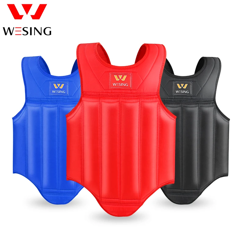 Wesing Sanda Chest Guard MMA Protector Body Wushu Chest Guard Martial Arts Protective Gears