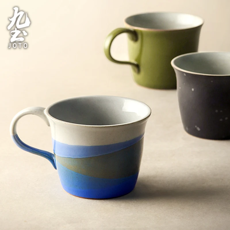

JOTO Comfortable Japanese Handmade Exquisite Craftsmanship Easy to Clean Vintage Coffee Cup CFR0115