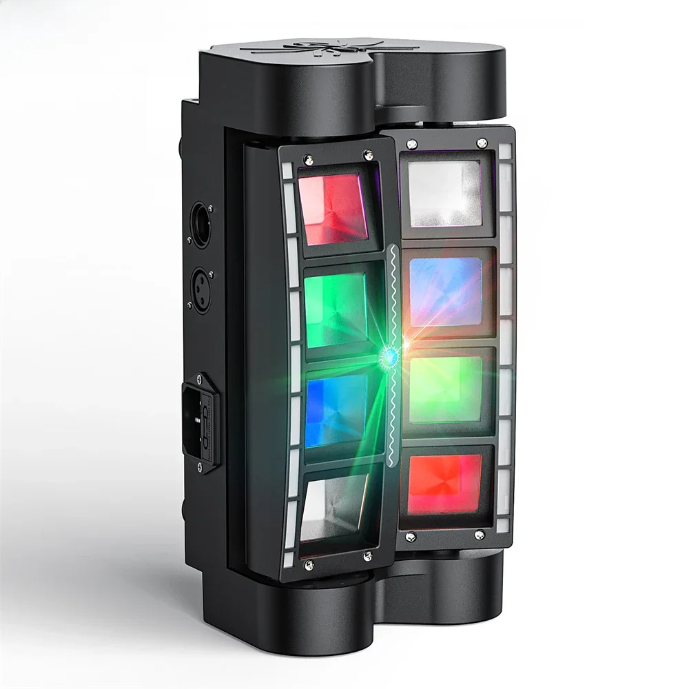 Mini Spider Moving Head Light LEDs Beam DJ Lichter RGBW Sound aktiviert und DMX512 Steuerung für