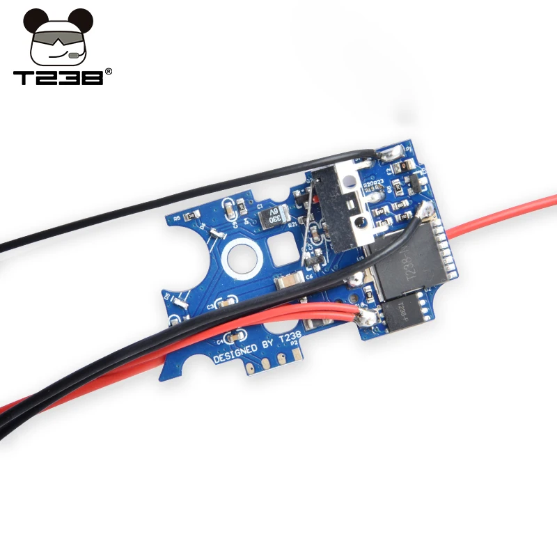 T238 1.9 Mosfet Moudel Digital Trigger Unit Programmable Active Braking Binary Overheat Protect for AIRSOFT Gel Ball Gearbox V2