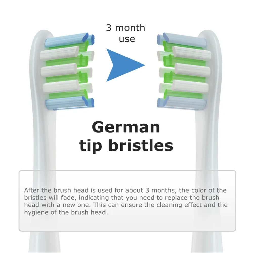 Têtes de brosse de rechange pour brosse à dents électrique sonique, buses à poils souples DuPont, Oclean X, X PRO, Z1, F1, One, Air 2, SE, 8 pièces