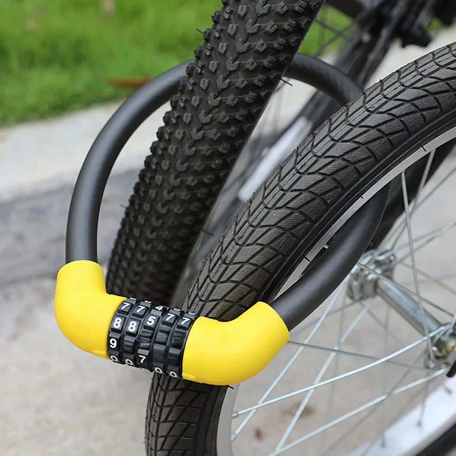 AliExpress NONE Anti-theft Electric Bike Cable Lock Waterproof Bicycle Lock Combination Anti-theft Lock for Bicycles Motorcycles Garages Farms