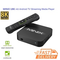 MINIX U8K Android TV box Streaming Media Player A3,live sports, Dolby Vision-Atmos, AI picture  enhancer, Google ,8K ITPV player