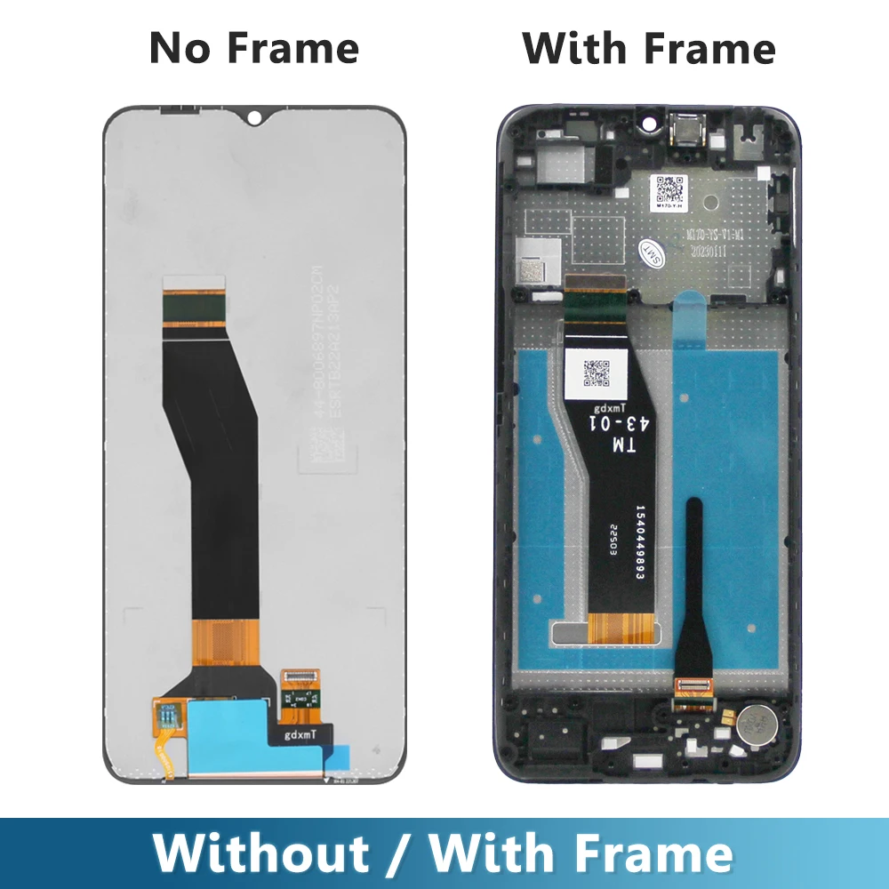 6.5“ E13 Screen, For Motorola Moto E13 LCD Display Touch Screen Digitizer Assembly Replacement For Motorola Moto E13 With Frame