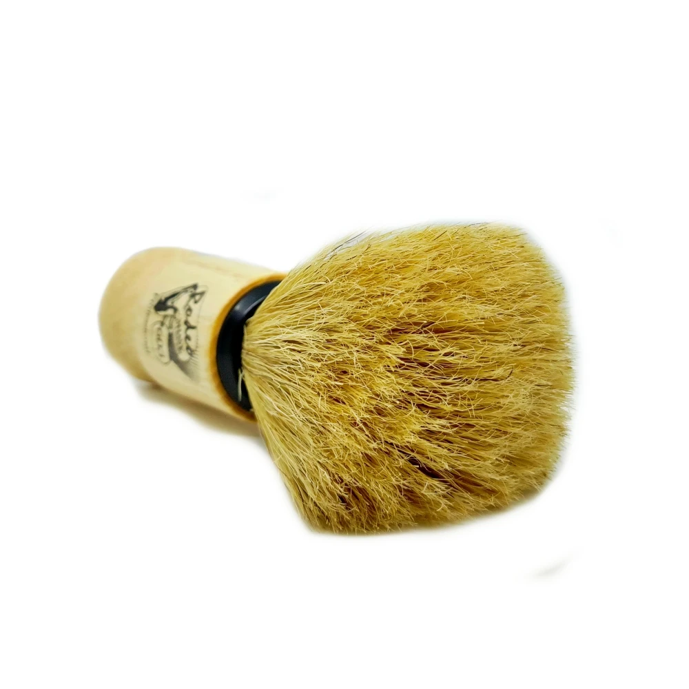 Rodeo 603 Professional Boar Bristle Shaving Brush, 24 mm Knots, Wooden Handle, Professional Size, High Quality