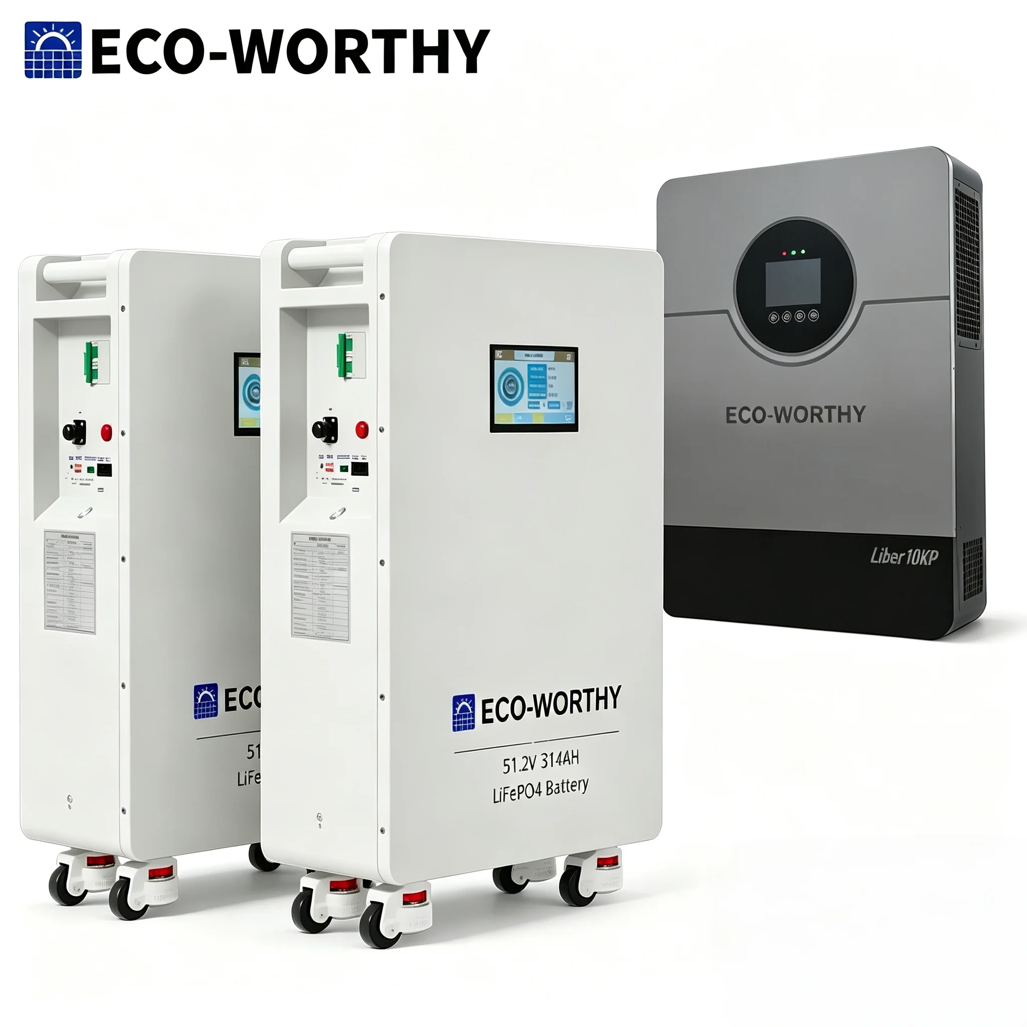 ECO-WORTHY 10KW Output 32KWH Off Grid Solar System Complete Kit for Home