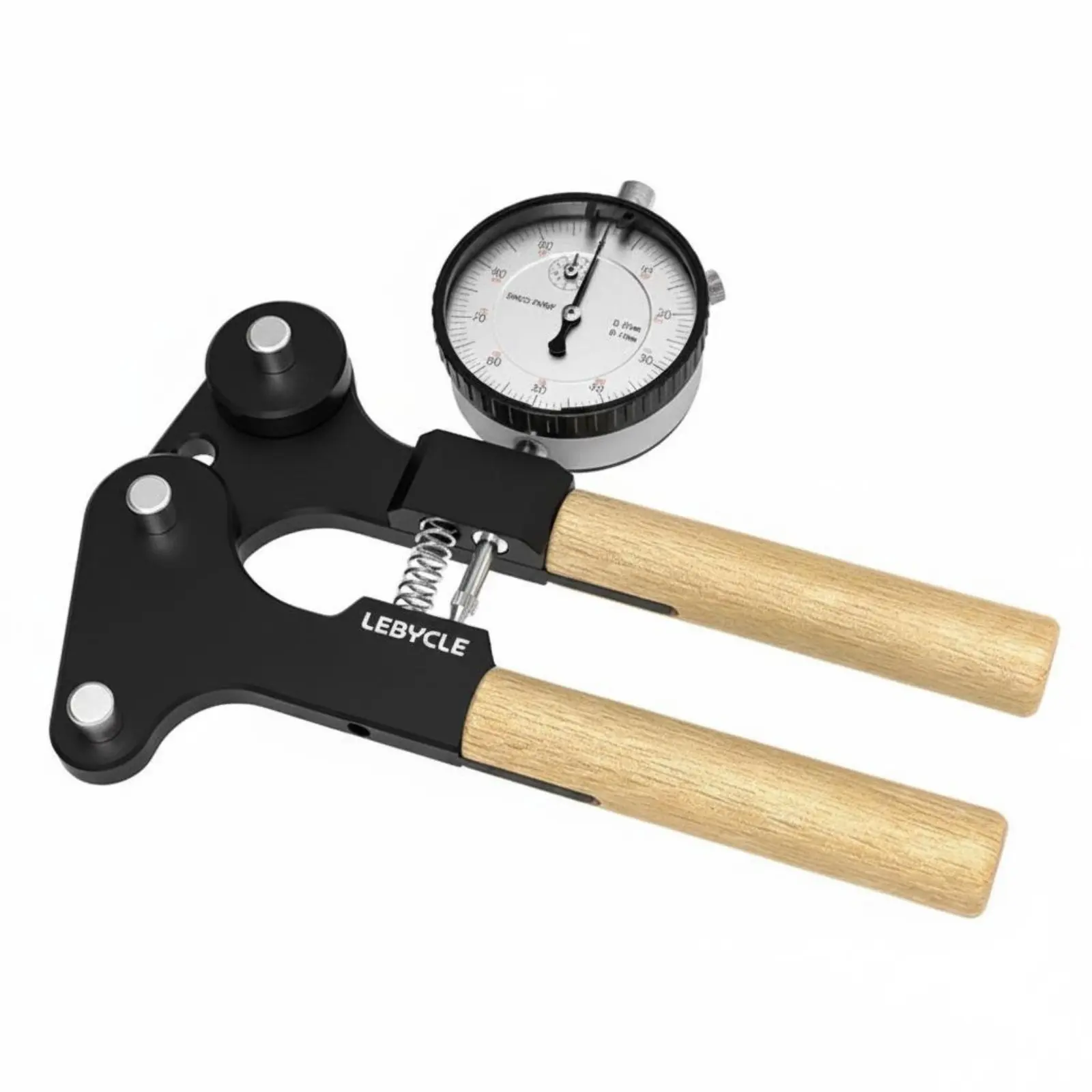 AliExpress NONE Bike Spoke Tension Gauge Aluminum Alloy Bike Spoke Tension Meter Wood Handle Long-Lasting for Cyclists