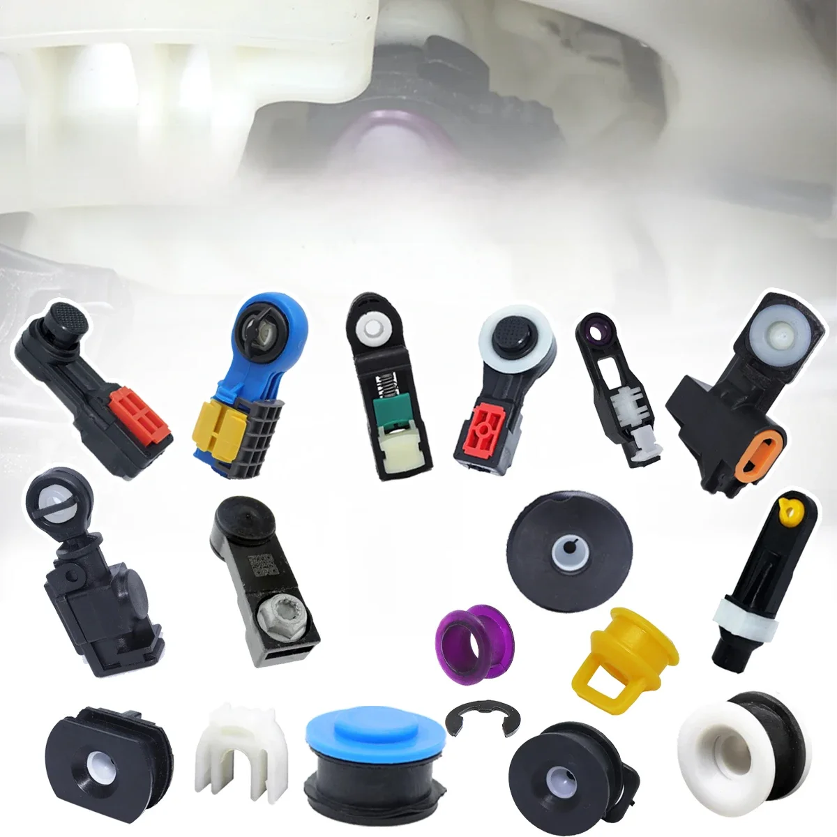 Automatyczna ręczna przekładnia zmiany biegów Adapter dźwigni zmiany biegów Tuleja dźwigni zmiany biegów Klipsy do Nissan Renault Chevrolet Peugeot Ford — zdjęcie 2