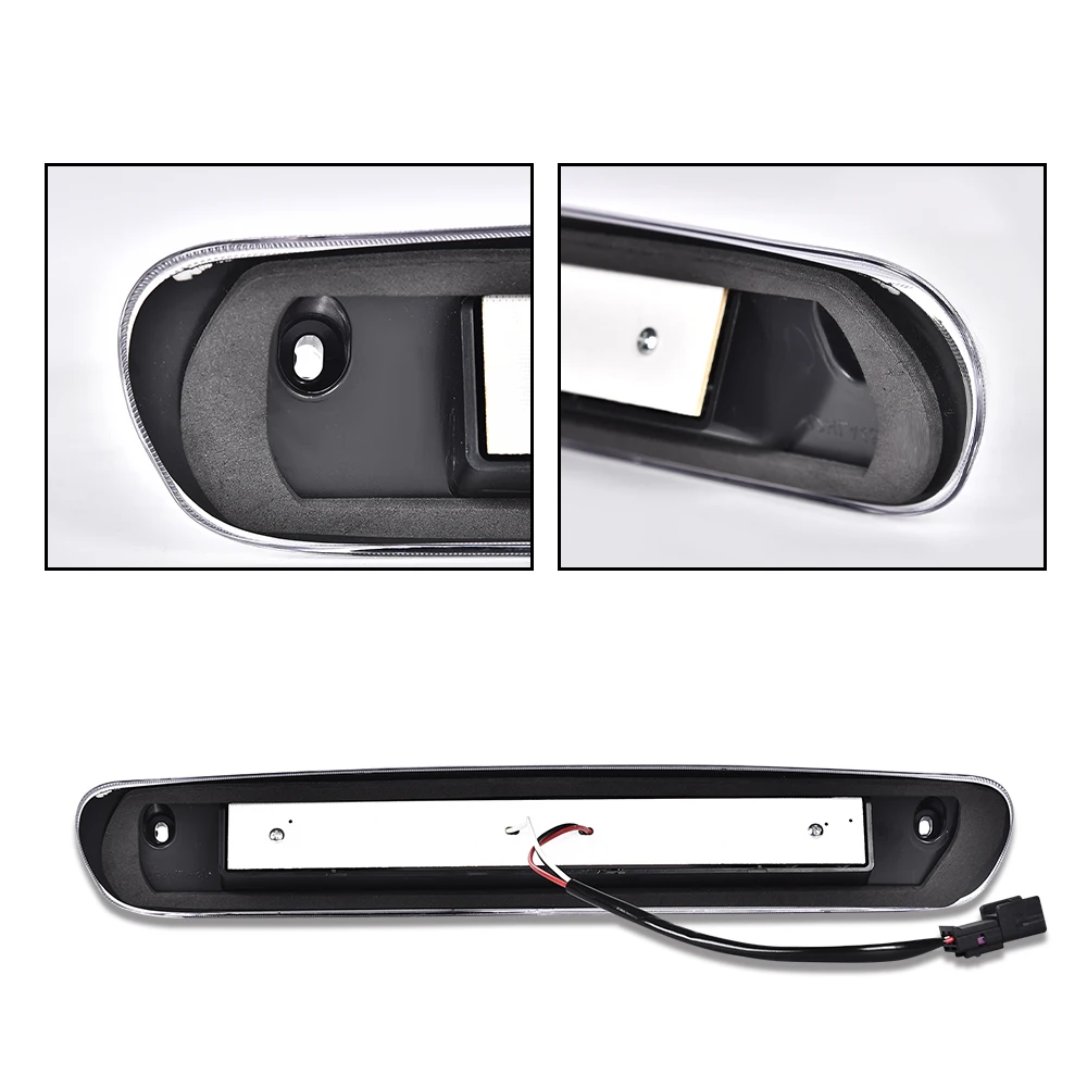 الخلفية 3Rd الثالثة الفرامل البضائع مصباح X نمط صالح ل 2002-2009 دودج رام شاحنة مقاوم للماء عالية جبل وقف الذيل ضوء Led