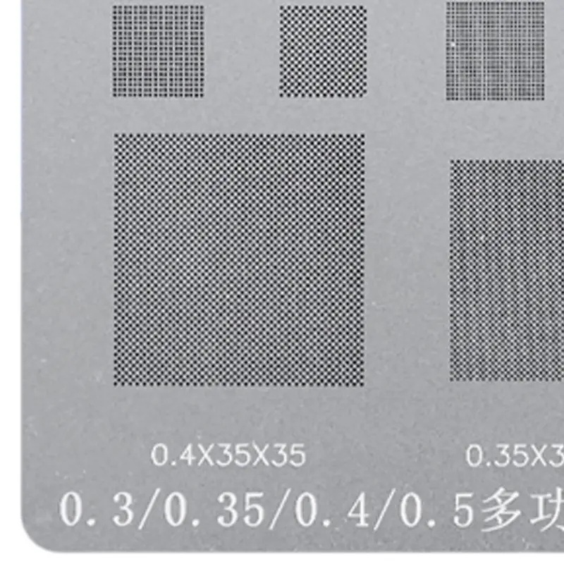 RELIFE Mehrzweck-BGA-Schablone für 0,3/0,35/0,4/0,5/Parallel/45-Grad-Loch, universelles Löten, BGA-Reballing-Schablone, Lötnetz – Detail 2
