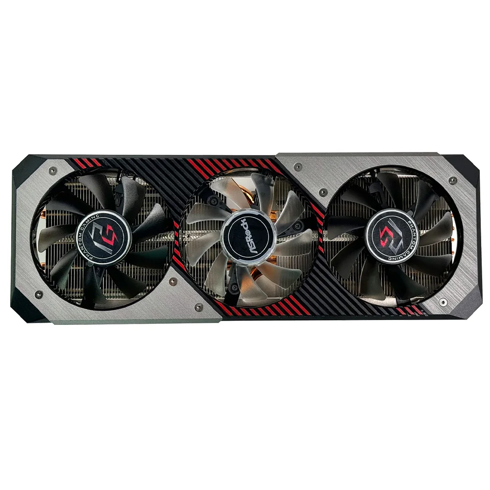 Imagem -03 - Dissipador de Calor de Substituição para Asrock rx 5700xt Fantasma Jogos Placa Gráfica Radiador