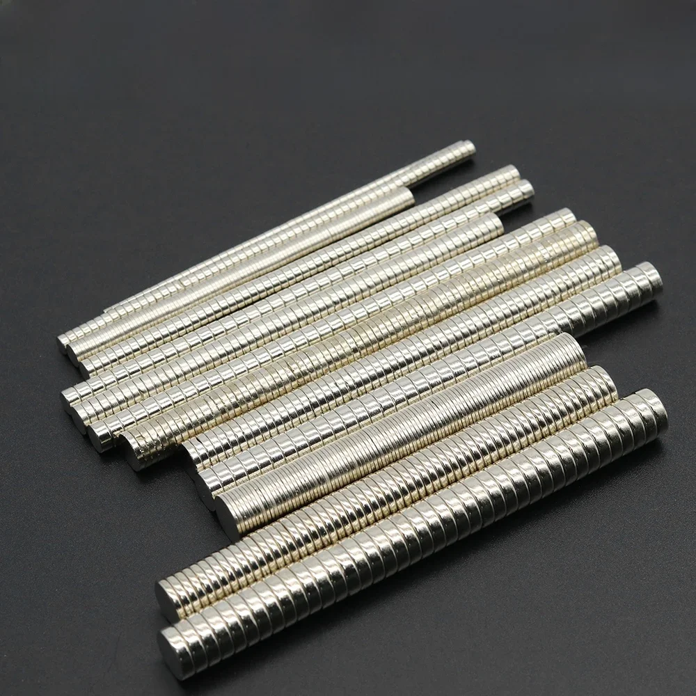 N35 Superstarker Magnet, 2/4/5/6/8/10 mm x 1/2/3/mm, runder magnetischer NdFeB-Neodym-Magnet,