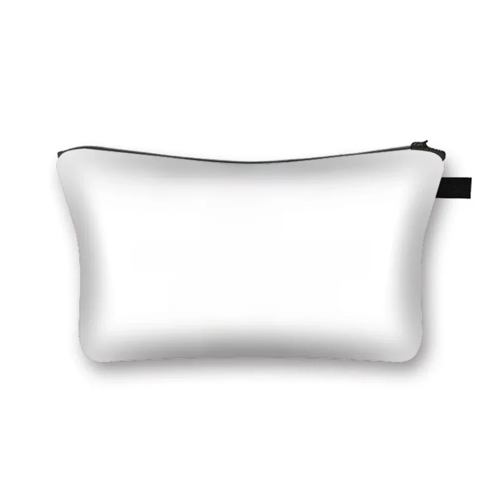 Trousse à cosmétiques à double impression personnalisée pour femme, porte-monnaie, trousse de maquillage, trousse de toilette pour femme, portefeuille, porte-cartes, image, logo, nom