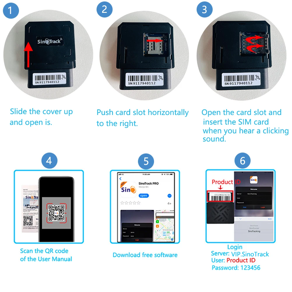 4G GPS Tracker Mini ST-902L Builtin Battery OBD II 16PIN interface device for Car vehicle with online tracking software