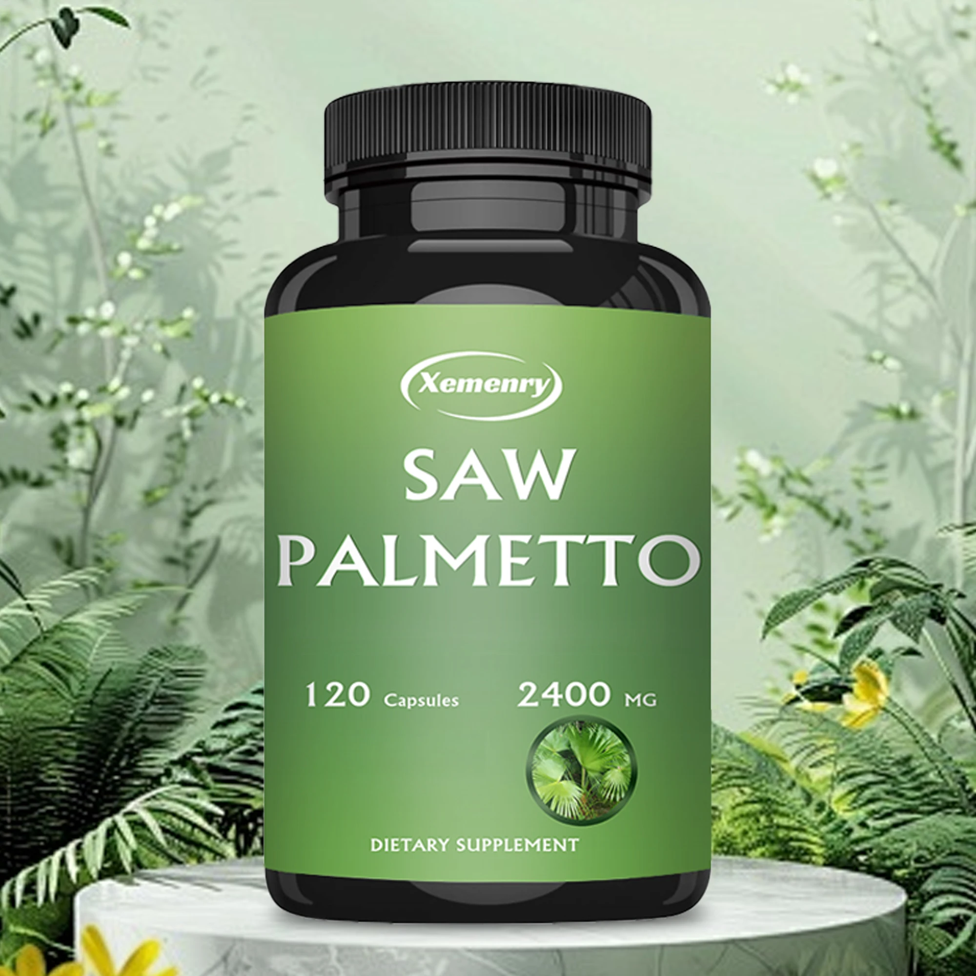 Saw Palmetto - Prostate Health, Relief of Bladder and Urination Problems, Fewer Trips To The Bathroom - 120 Capsules