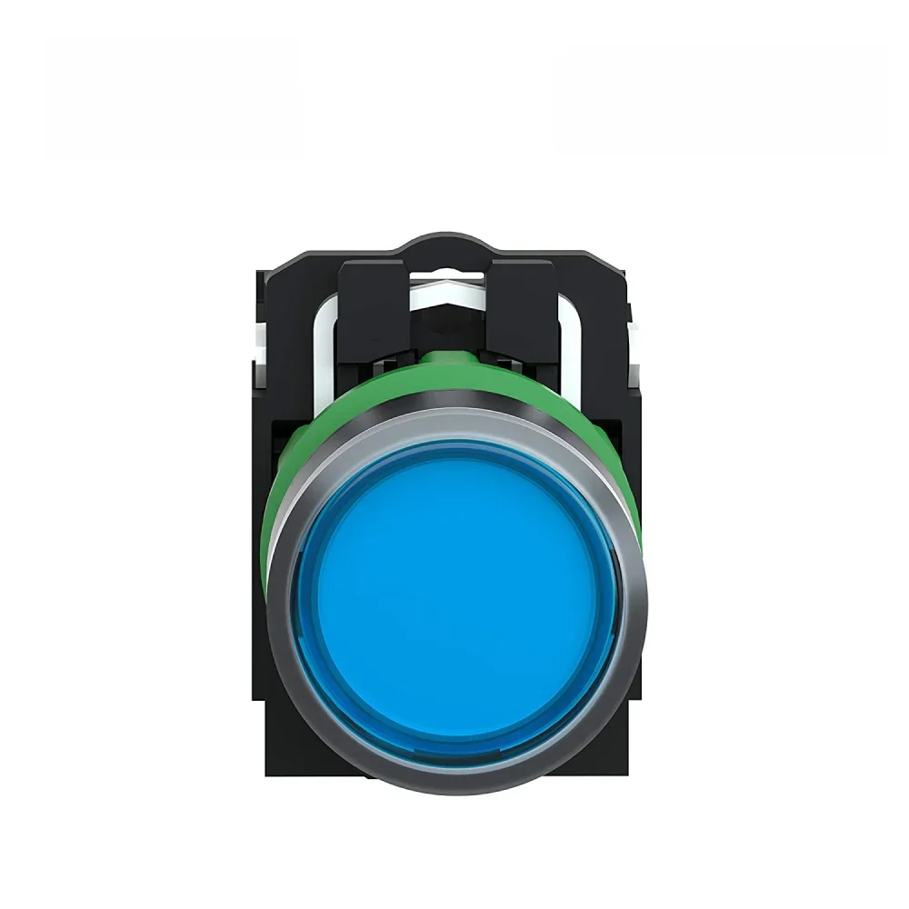 Schneider electric-cyberall-luminoso botão diâmetro 22mm, mola nivelada retorno, 24 v, 1 na + 1 nc,