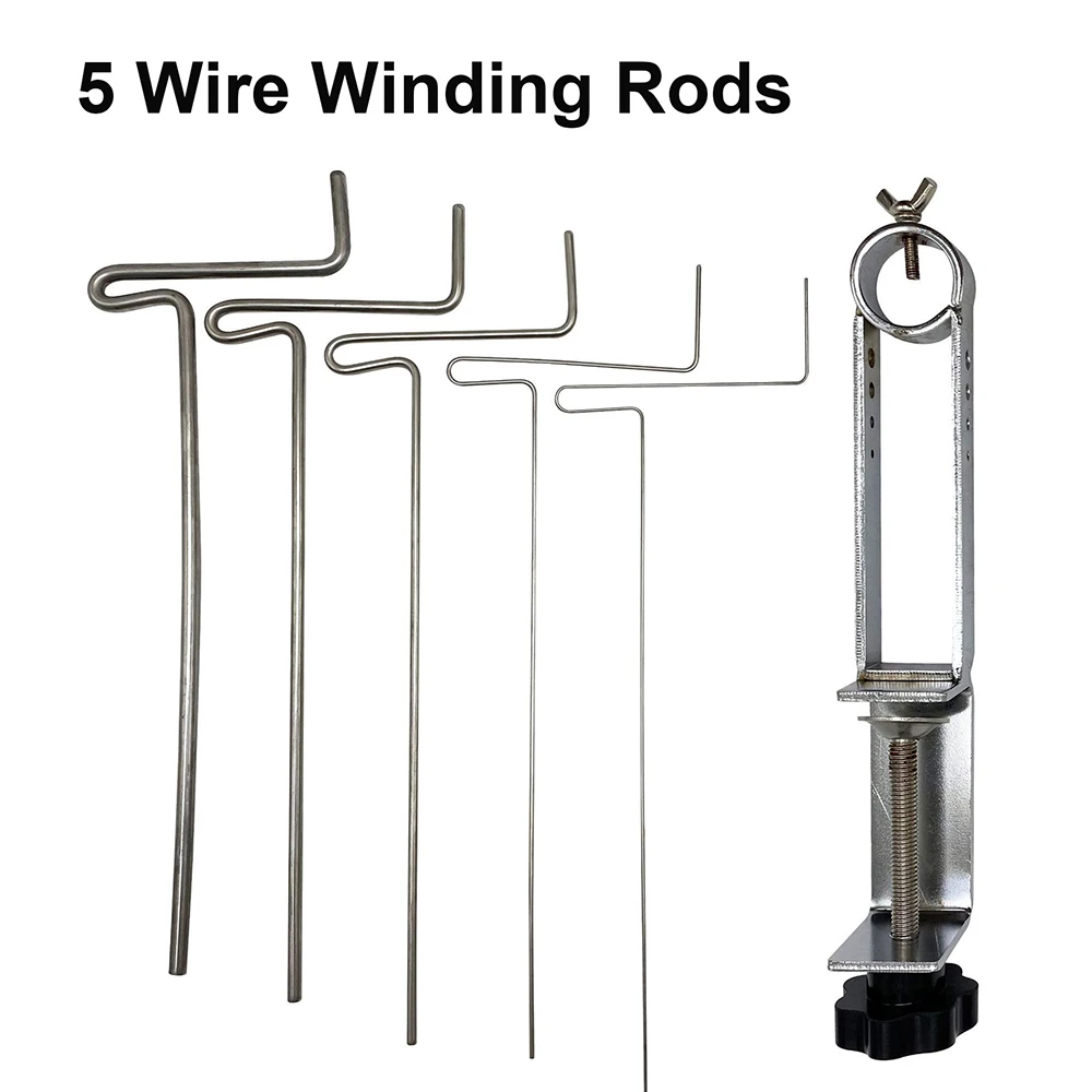 Jewelry Metal Coil Coiling Tool Wire Winding Rod C Shaped Spring Making Tools C-ring Spring Five-section winding rod