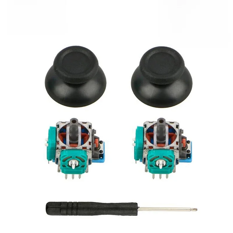 DATA FROG 3D Analog-Joystick Ersatz-Daumenstick Reparaturteile für DualShock 4 PS4 Pro Slim PlayStation 4 Spielcontroller Zubehör