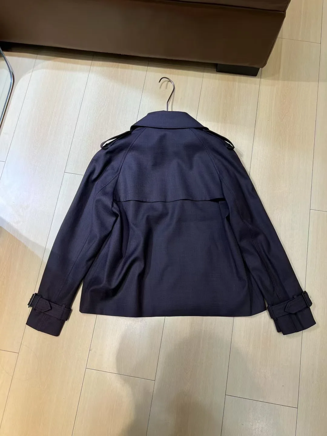 Autumn-winter casual women's solid color luxurious short jacket