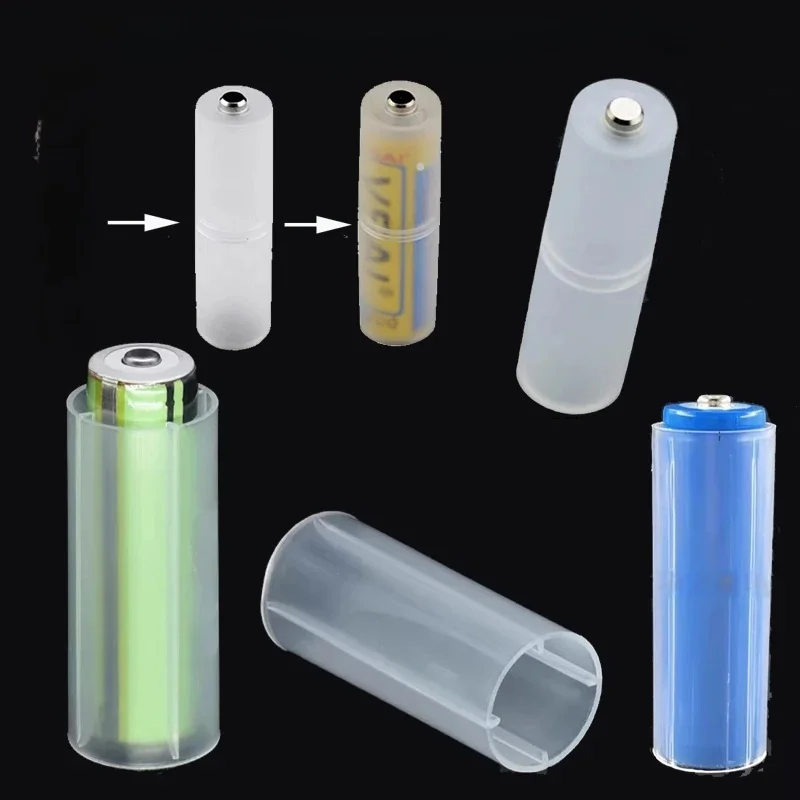 Cartouche de batterie AAA/7 AA/5/14500, manchon de convertisseur de batterie, conversion 18650, cartouche de convertisseur de batterie 21700/26650