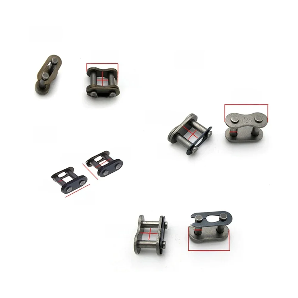 Lien d'anneau de boucle de chaîne 428/420/25H T8F/415H, connecteur de connexion de chaîne lourde de moto, lien de Joint principal avec serrure de chaîne à joint torique