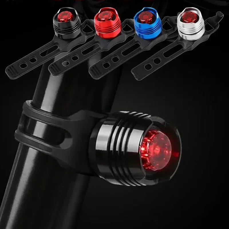 AliExpress NONE Bike Flash Night Riding Tail Light Waterproof Kicker Light Bicycle Rear LED Lamp Cycling Safety Warning Light MTB Road Parts