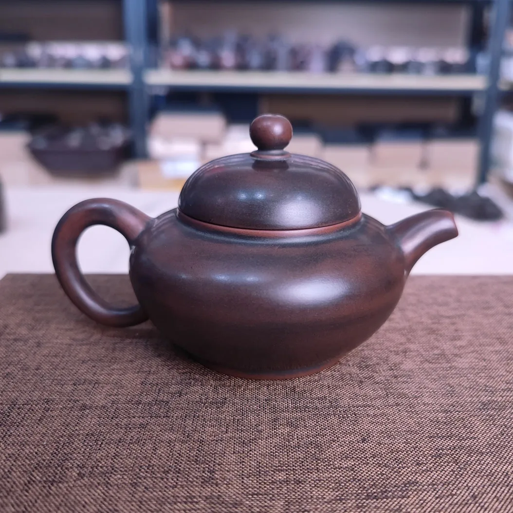 180cc Handwork Nixing Clay Teapot Filter Huaying Tea Pot Beauties Hand Throwing Round Ceramic Teapots Accept Customized Gifts