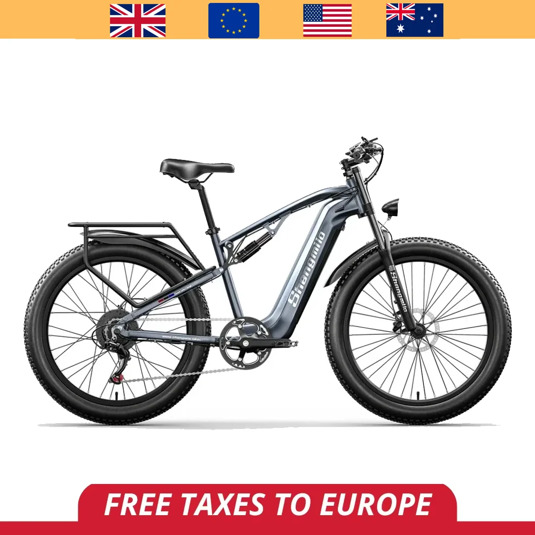 

MX05 Electric bike 1000W Motor 48V 17.5AH Electric bicycle Hydraulic brake 26X3inch Fat Tire Off-road Mountain E Bike