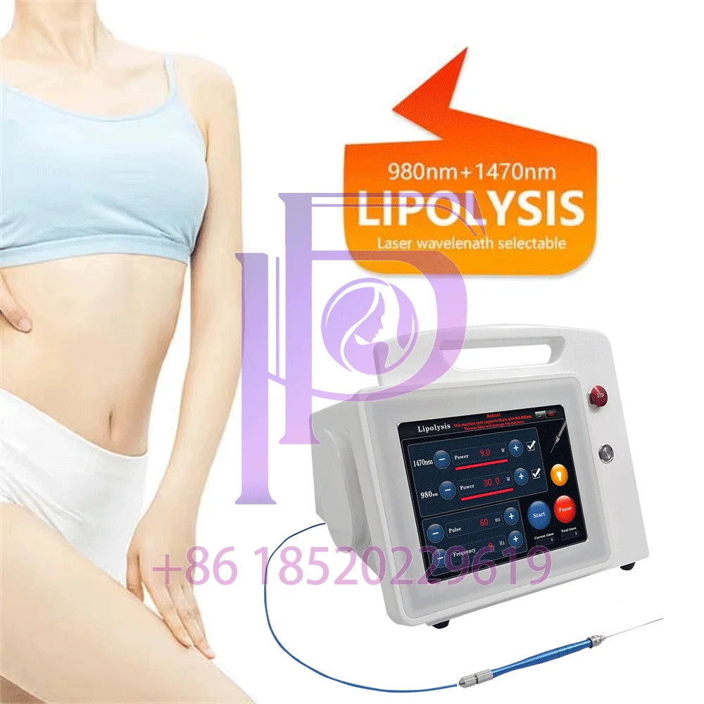 

980/1470nm Laser Slimming Machine - CE for Cellulite Reduction, Salon & Home Use
