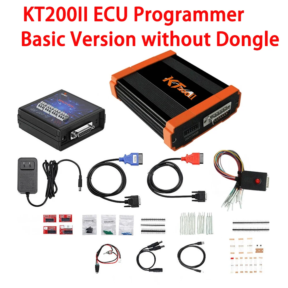 KT200ii Ecu programmer full version with offline off line dongle Upgrade More ECU Protocols for Car Truck Motorbike TCU Tools