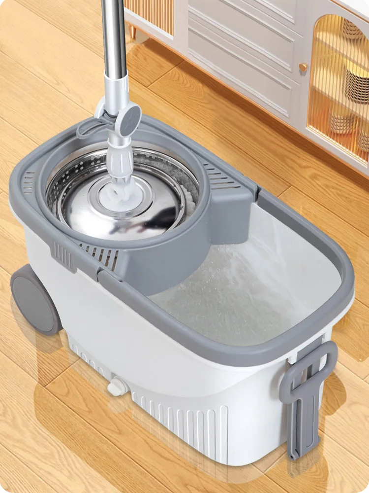 360 ° spin mop magic mop: effortless deep cleaning.