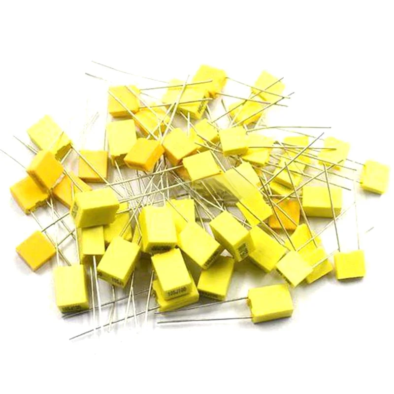 Polipropylenowa folia plastikowa 100V 1nF ~ 470nF 100nf 220nf 10nf 47nf 22nf 1nf 0.47uf 0.1uf kondensator korekcyjny, 20 sztuk — zdjęcie 2