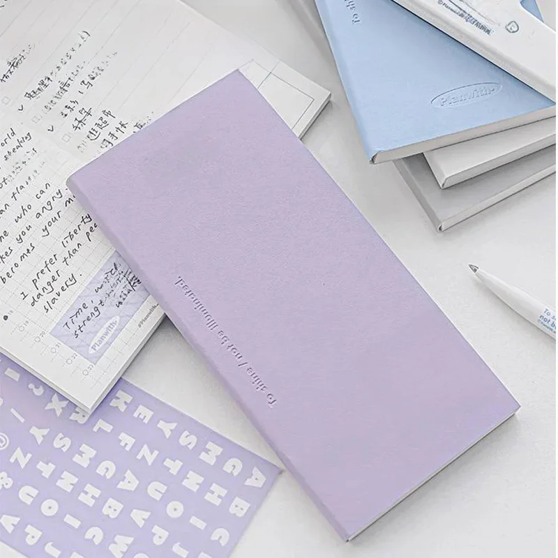 Planwith Kawaii Notatnik Planer dzienny Przenośna miękka okładka z PU Agenda Plan pracy Harmonogram Samonapełnianie daty Nauka — zdjęcie produktu 7