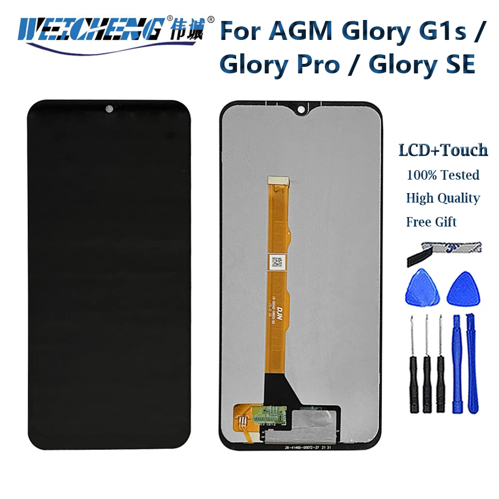 

Original 6.53 Inch LCD Display For AGM Glory G1s / AGM Glory Pro / Glory SE LCD Display With Touch Screen Digitizer Glass