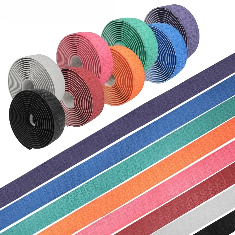 AliExpress BUCKLOS Bike Handlebar Tape EVA PU Road Bicycle Handlebar Tape Anti-slip Shock Absorption Cycling Wrap End Plug Bike Accessories