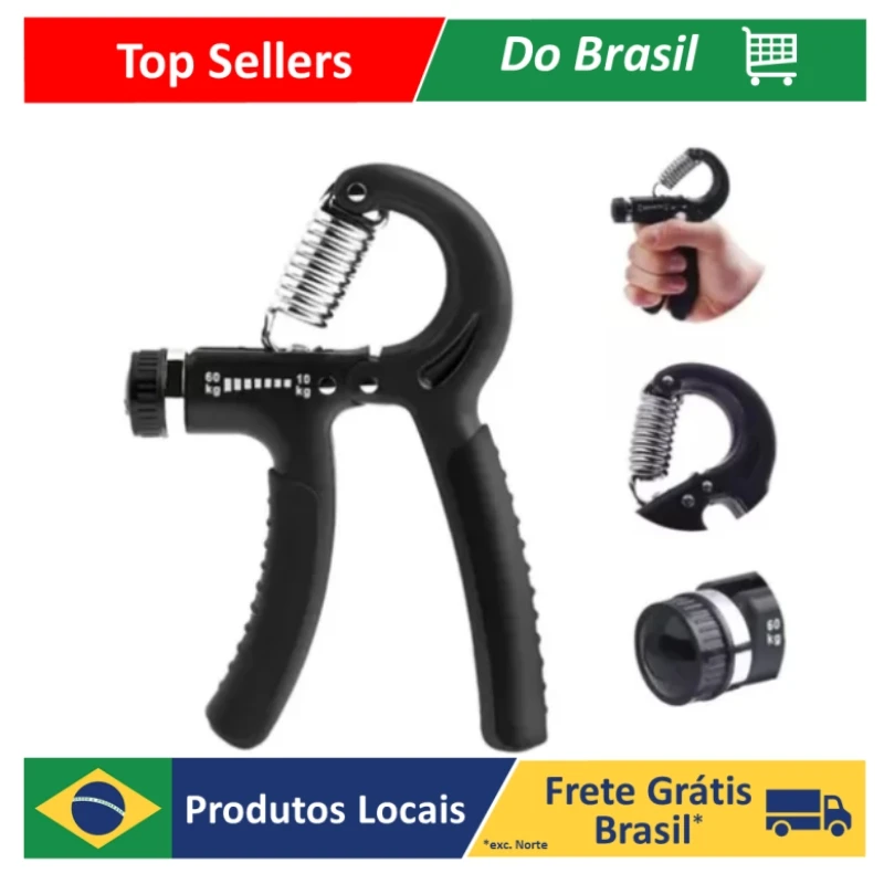 Hand Grip Flexor De Punho Com Mola Ajustável Antebraço Mãos