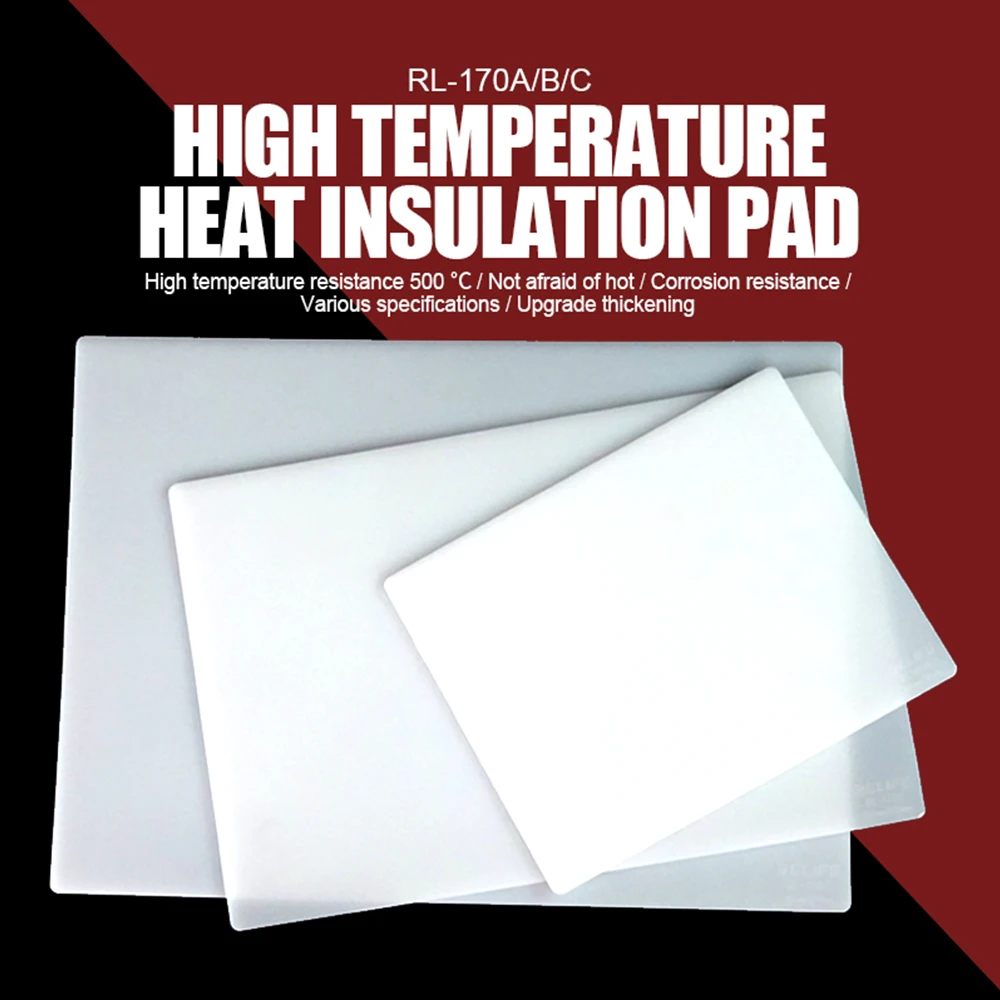 Universal High Temperature 500℃ Thermal Insulation Pad Welding Repair Pad Silicone Pad Anti-Oxidation Thicken