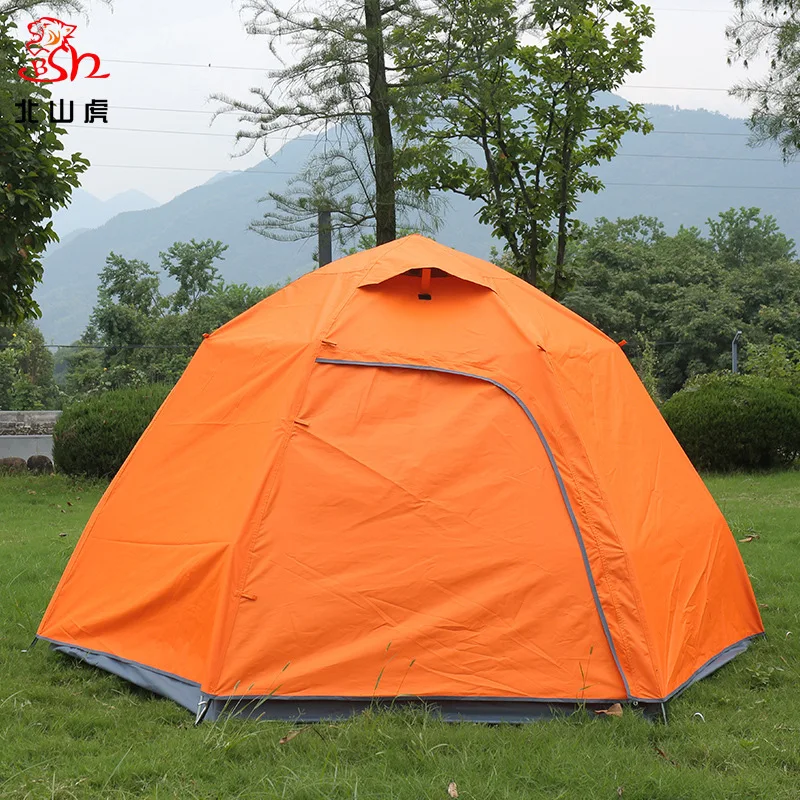 خيمة Joyfox للتخييم Iglu Automatica 3-4 أشخاص Impermeavel 3000 مللي متر يطير المطر للعائلة والمشي لمسافات طويلة وصيد الأسماك على الشاطئ