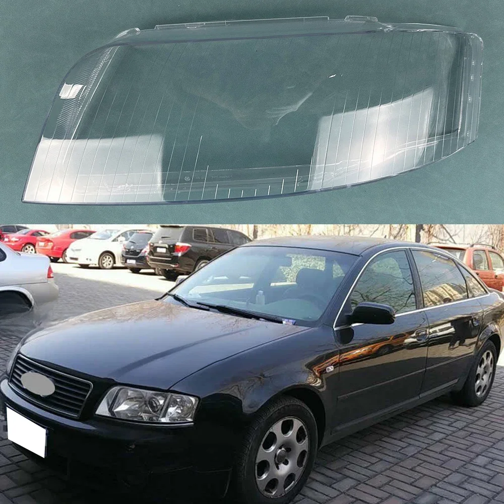 Do Audi A6 C5 2003 2004 2005 Osłona przedniego reflektora samochodowego Automatyczna osłona reflektora Klosz szklany Osłona reflektora Osłona reflektora — zdjęcie 2