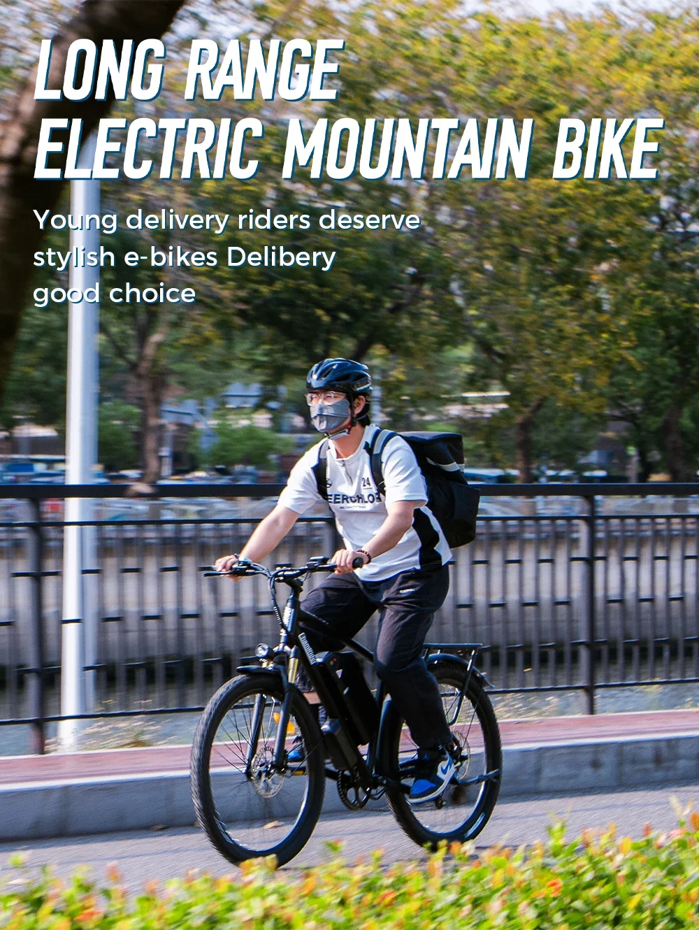 ChamRider DM427 E-bike Long Range Lightweight Stylish Commuter Delivery E-MTB for European Teens Riders Electric Bike