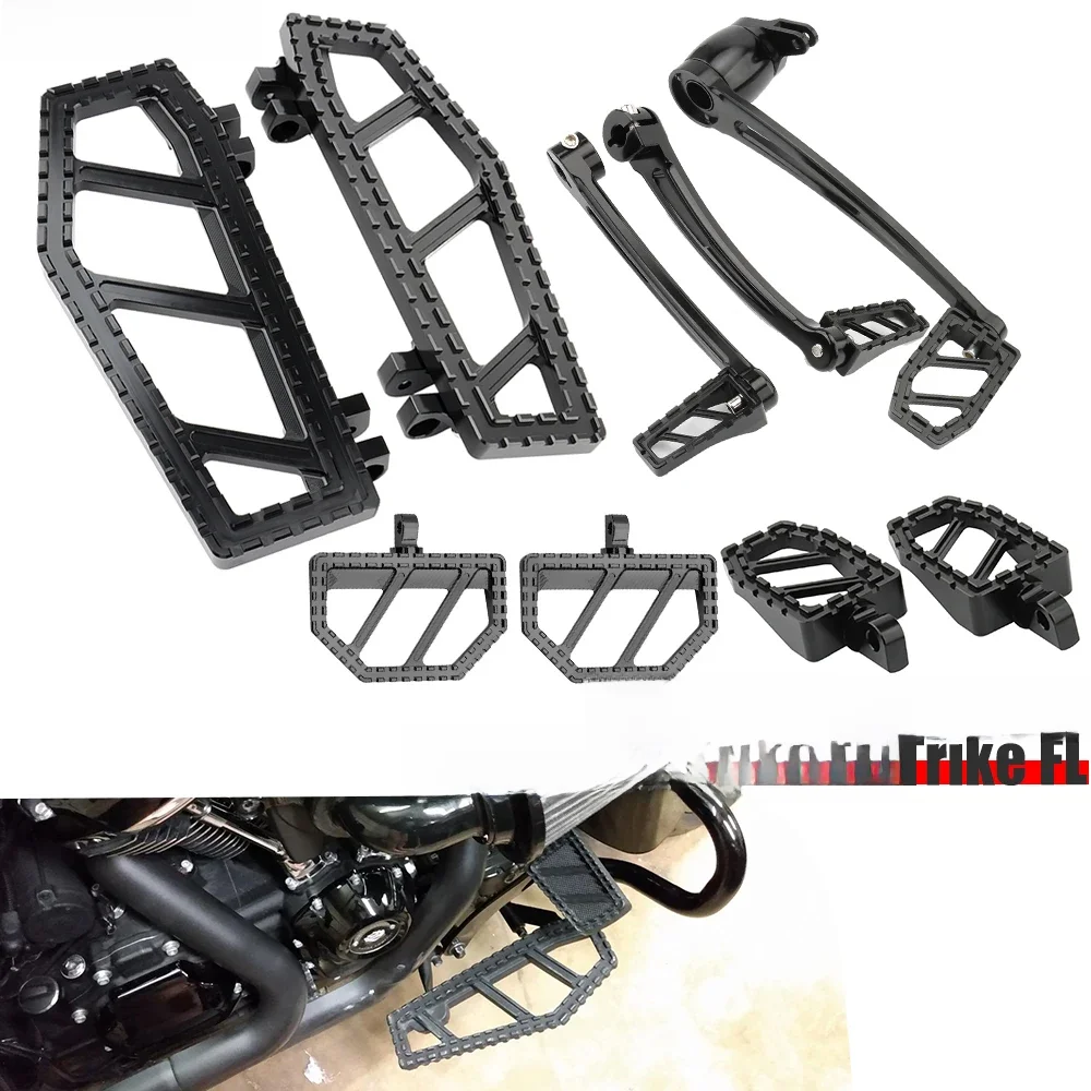 Für Harley Touring Electra Road Street Glide Trike Road King 2007-2020 Fuß stifte Dielen Dielen Brems arm Schalthebel Schalthebel