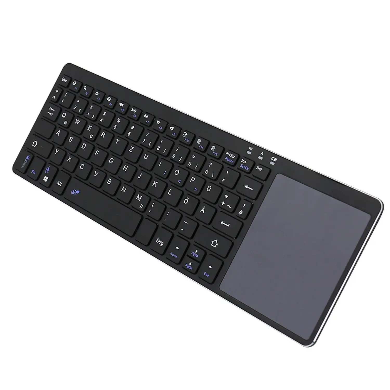 KODI XBMC Teclado Portátil Sem Fio, Ultra Fino, Tamanho Grande, Touchpad Multi-Touch para P, 2.4GHz