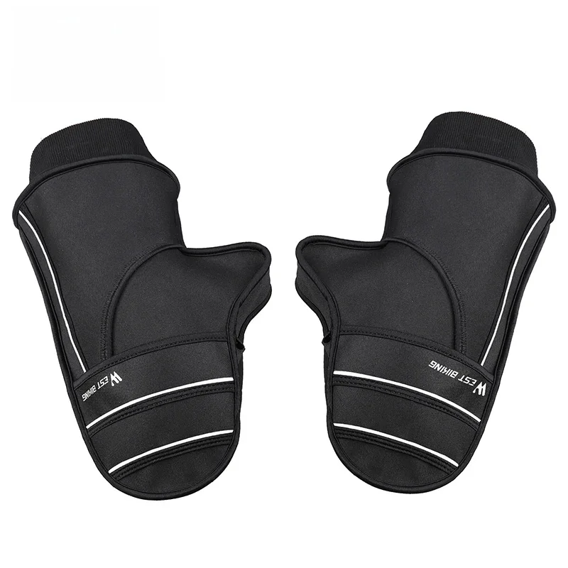 AliExpress West Biking WEST BIKING Winter Warm Bike Handlebar Gloves Outdoor MTB Bike Windproof Riding Gloves Electric Bike Motorcycle Cycling Gloves