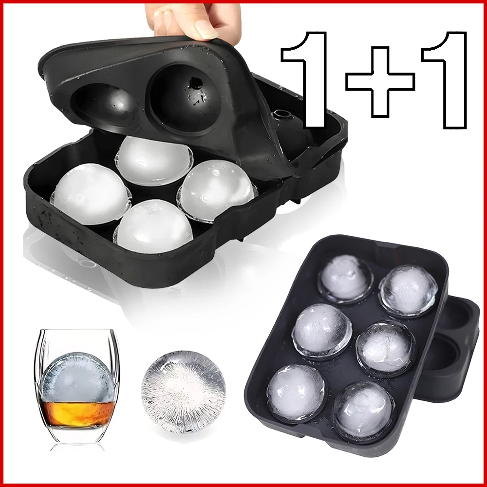 1 + 1 King beads silicone ice tray for high ball ice frame