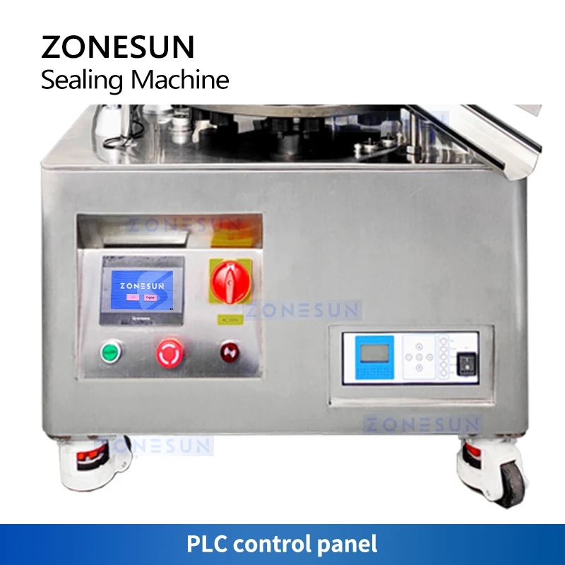 ZONESUN Automatic Double Head Filling and Tube Sealing Machine Ultrasonic Sealing Packaging Machine for Paste Cream ZS-HX006SS